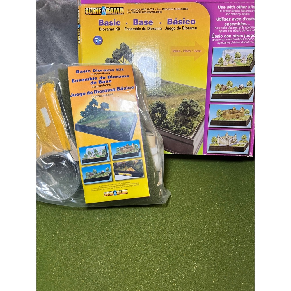 Scene-A-Rama‎ Basic Diorama Kit Base Ensemble School Project Arts & Crafts New
